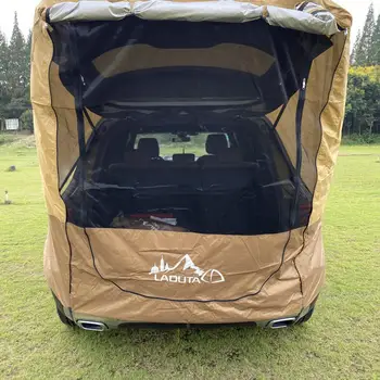 Camión de la Tienda de Sol Refugio SUV Tienda de Auto Dosel Portátil Remolque Camper Tienda de campaña en la Azotea del Coche de Toldos para Acampar al aire libre 2021