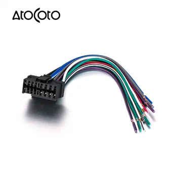 AtoCoto Norma ISO Arnés de Cable para Sony CDX MEX DSX WX Coche de Radio CD de Audio Estéreo Conector del mazo de cables del Adaptador de Enchufe del Cable