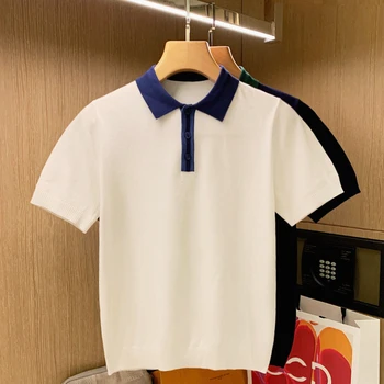 La nueva camisa de golf de los hombres de manga corta higroscópico lavado y desgaste transpirable al aire libre de los deportes de t-shirts, camisas de Polo