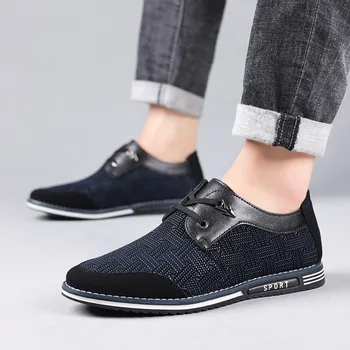 2023 Mens Casual Zapatos Zapatillas de deporte de Moda los Zapatos de Vestir para Hombres, Zapatos para Caminar de la Oficina de Negocios de la Comodidad Mocasines para Hombre de Lujo