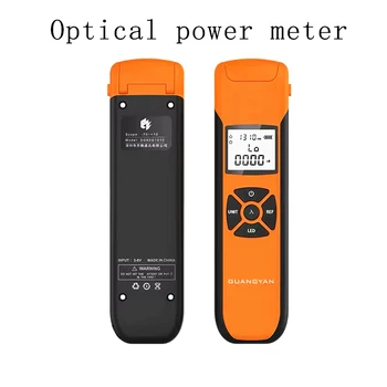 Medidor de Potencia óptica G10 Nueva de la Alta Precisión de la Batería Recargable de Fibra Óptica Medidor de Potencia Con Luz de Flash OPM