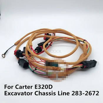PARA la alta calidad de excavadora CAT E320D excavadora línea de chasis 2832672 de alta calidad excavadora accesorios de correo gratuito