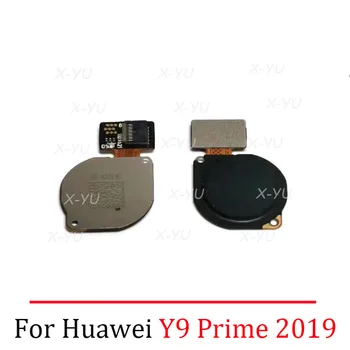 Para Huawei Y7 Primer 2019 / Y9 Primer 2019 / Y6 2019 / Y9 2019 Botón De Inicio Sensor De Huellas Dactilares De Retorno De Alimentación Flex Cable