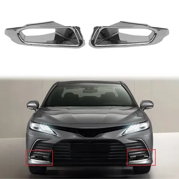 para Toyota Camry 2021 ABS Delantera Cromada Luz de Niebla Cubierta de la Lámpara Recorte de Foglight Bisel Decoración de Estilo de Marco de Un
