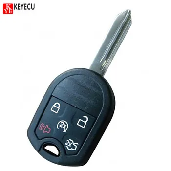 Keyecu Nueva Marca Smart Remote Clave del Caso de Shell Fob 5 Botón para Ford Taurus Explorer Flex Años 2012-2013