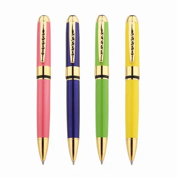 Calidad de lujo de 250 Modelo de color de la oficina de Negocios de la Escuela de artículos de oficina Bolígrafo Nuevo oro de la pluma Financiera de bolígrafos