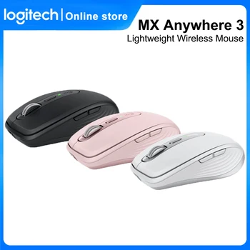 Original Logitech MX en cualquier Lugar 3 Wireless Mouse 4000 DPI MagSpeed SmartShift Bluetooth Oficina de Ratones para Windows macOS