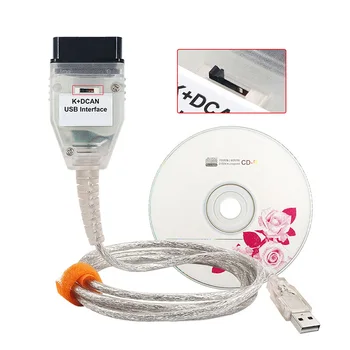 2023 más reciente Para BMW K+PUEDE K se PUEDE Con el Chip FT232RL para BMW K DCAN USB Cable de Interfaz Con 20PIN