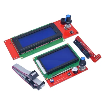 LCD de 2004 12864 Panel de Control Inteligente de Controlador de Pantalla Compatible con la Ramps 1.4 Rampas 1.5 Rampas 1.6 Para RepRap Mendel Impresora 3D
