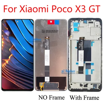 6.6 Pulgadas Negro Original De Xiaomi Poco X3 GT 21061110AG Pantalla LCD de Pantalla Táctil Digitalizador Asamblea de Reemplazo / Con Marco