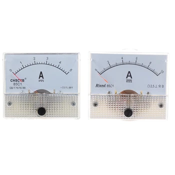 85C1 DC 0-10A Rectángulo Analógico Panel Amperímetro Calibre y 85C1-UN Analógica de Corriente Medidor de Panel de DC 5A APLICACIONES Amperímetro