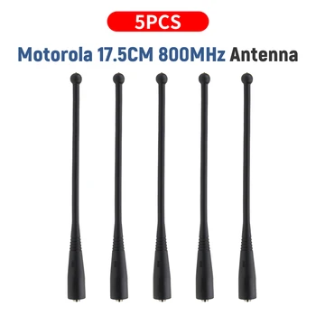 Pack de 5 800MHz Largo de la Antena para Radio Motorola HT1000 JT1000 GP900 MTX8000 XTS3000 MTX838 XTS3000,PRO5350 etc walkie talkie