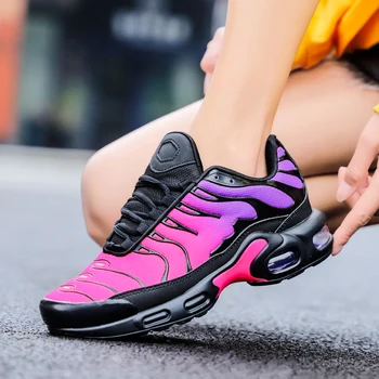 Zapatos Para Mujeres De Los Hombres Más Tamaño Correr De Los Deportes De Amortiguación Zapatillas De Atletismo Al Aire Libre Respirable Running Hombre Entrenadores