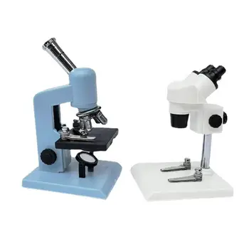 Útil En Miniatura Microscopio Ligero Mini Microscopio De Simulación Realista Mini Microscopio Modelo De Diseño De La Escena