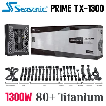 1300W Equipo fuente de Alimentación Seasonic Primer TX-1300 Escritorio Gaming ATX 80 PLUS Titanium 1300W SATA Suministro de los Nuevos