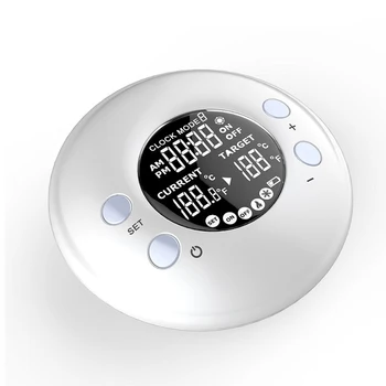 Inalámbrico inteligente del Temporizador Controlador de Termostato y Socket Set 4 Temporizador de Programa 4 Modos de Ajuste de la Temperatura de los Modos de Pantalla LCD