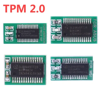TPM 2.0 Cifrado Módulo de Seguridad para ASUS/ASROCK/Gigabyte/MSI Placa base 12P/14Pin/18Pin Placa de Apoyo Win11 Actualización de Prueba