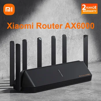 Original Xiaomi AX6000 AIoT Router 6000Mbs WiFi6 5GHz VPN 512 mb de Qualcomm CPU de Malla de Repetidor de la Señal Externa de la Red Amplificador