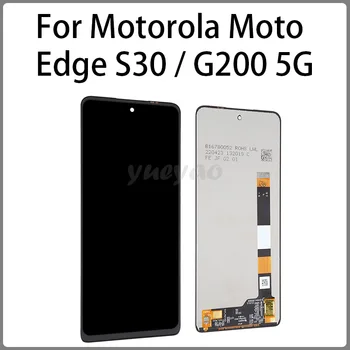 Pantalla LCD de Pantalla Táctil Digitalizador Asamblea de Piezas de Repuesto Para Motorola Borde S30 / Moto G200 5G
