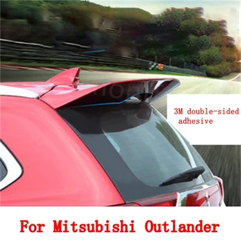Car Styling ABS de Plástico Sin pintar Imprimación de la Cajuela de Arranque Ala Spoiler Decoración de Ajuste Para Mitsubishi Outlander 2013-2019