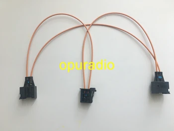 La MAYORÍA de los sistemas de Fibra Óptica Cable de Puente Multimedia 2 Conectores Hembra y 1 macho Para Audi BMW Benz Porsche unidad de Amplificador
