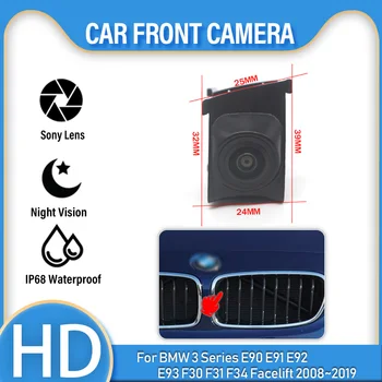 Delantera del coche de la Vista de Aparcamiento LOGOTIPO de la Cámara HD de la Visión Nocturna Positivo para BMW Serie 3 E90 E91 E92 E93 F30 F31 F34 estiramiento facial 2008~2019