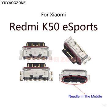 10PCS/Lot Xiaom Redmi K50 Pro / K50 eSports Tipo de Versión C de Carga USB a Puerto de Socket conector Jack de Carga Conector Dock