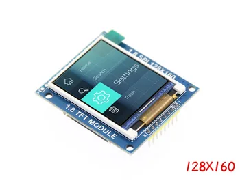 1.8 pulgadas TFT módulo módulo LCD con PCB plano posterior SPI serial port sólo necesita 4 IO