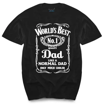 De los Mejores del mundo Papá T-Shirt Regalos para los Papás el Día de los Padres Presentes Nº 1 Gracioso Regalo Mens superiores de los hombres camisetas de verano camisetas de algodón