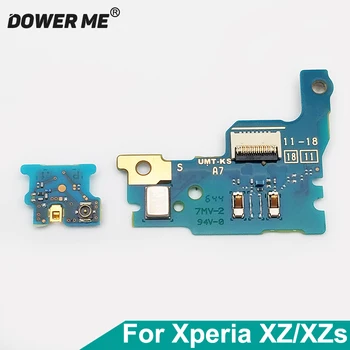Dower Me Antena WIFI Conector de Señal de Micrófono Circuitos de la Junta Flex Cable Para Sony Xperia XZ F8331 F8332 XZs G8231 G8232