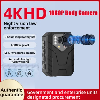 1080P HD de Aplicación de la Ley de la Grabadora de Video 2 de la Pulgada IPS de la Pantalla Táctil de Visión Nocturna DV Action Cam Wearable videocamara profesional 4k