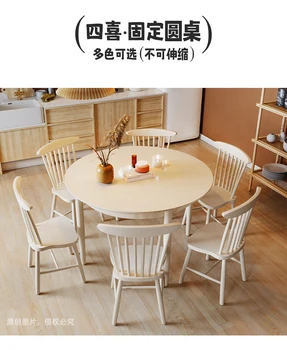 Hpc retráctil mesa redonda plegable push pull mesa redonda oval en blanco y negro de la mesa redonda silla combinación para uso en el hogar