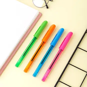 DELI Bolígrafo 4Pcs/Bolsa de Color de Bolígrafo de escritura suave Mini punta de 0,7 mm
