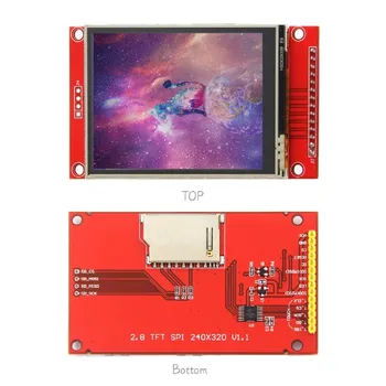 240*320 TFT módulo ILI9341 toma al menos 4 IO de 2,8 pulgadas de color PI módulo LCD