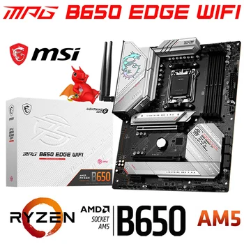MSI MPG B650 BORDE de la WIFI de la Placa base Socket AM5 AMD B650 Ryzen de la Serie 7000 de la CPU Soporta DDR5 de Memoria de Hasta 6600+(OC) MHz ATX NUEVA
