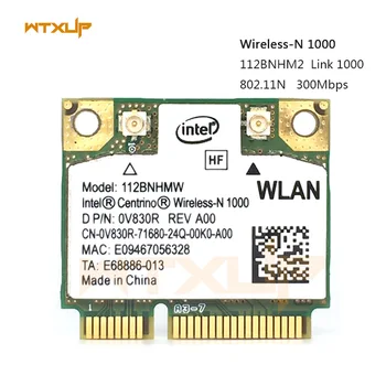 adaptador wlan para 2022 Intel Centrino Wireless-N link 1000 112BNHMW la Mitad Mini PCIE Tarjeta Wifi de 300Mbps