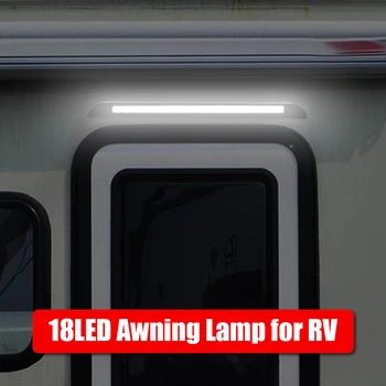 18 LED 12-28V Toldo de la Lámpara de Camping al aire libre de la Luz de Equipos para la RV Caravana Interior de la Pared Lámparas de Remolque Exterior de la Lámpara 6000k