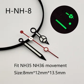 NH35 manecillas del reloj Verde Luminoso SUB/SKX007 Ver los Accesorios Adecuados para Nh35 de Segunda mano Nh36 Movimiento