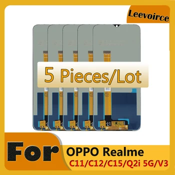 5 Pcs INCELL Pantalla LCD Para OPPO Realme C11/C12/C15 Pantalla Táctil Digitalizador Asamblea de Partes de Reparación Para OPPO Realme Q2i 5G V3