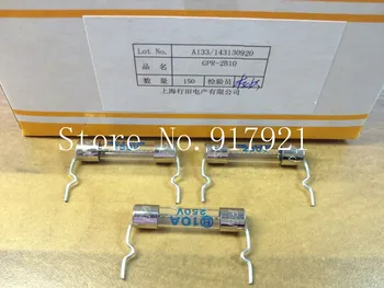 [ZOB] Japón YUKITA MPR-2B10 pin de gyoda a prueba de explosiones tubo de 10A seguro 6X30 micro fusible de vidrio --200pcs/lote