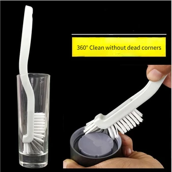 De noventa grados taza de cepillo de herramientas de limpieza de cepillo limpieza hogar ferramentas de cepillo de limpieza brosse pinceles de pelo de cepillo de botella