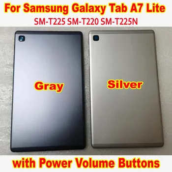 Lo mejor de la Batería de la contraportada Para Samsung Galaxy Tab A7 Lite SM-T225 SM-T220 SM-T225N de la caja Trasera de la Puerta del Caso de Shell de la Tableta de la Tapa + Botón