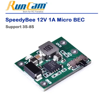 SpeedyBee 12V 1A Micro BEC Módulo de Conmutador Físico de Apoyo 3-6S LiPo