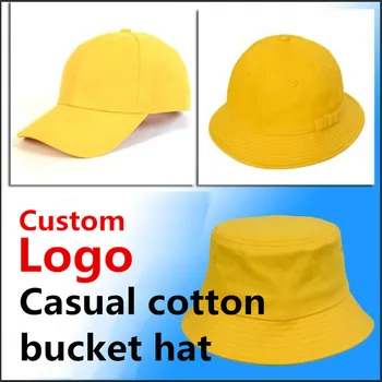 Logotipo personalizado sombrero de cubo para las niñas de bebé de Verano, sombrero de Sol para niño Pescador cap chico de la clase de equipo de la oficina de promoción de ANUNCIOS sombrero de Cubo