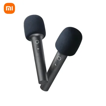 Xiaomi MIJIA KTV Micrófono Redmi de Mano Micrófonos USB Receptor Inalámbrico Micrófono del Karaoke K Canción del Dúo de TV Fiesta en Casa XiaoAi Sonido