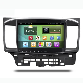 10.2 pulgadas de Pantalla Android 4.4 del Sistema del Coche de GPS de Navegación Estéreo del Sistema de Medios de Auto radio Reproductor de DVD para Mitsubishi Lancer 2007-2011