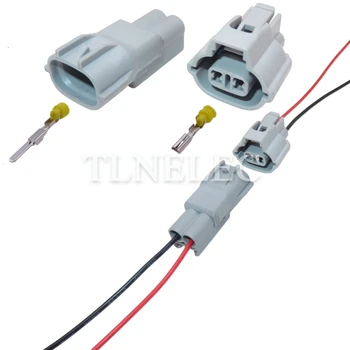 2 Pin para Coches de la Manera Impermeable de la toma de corriente con Cables de Alambre Auto Conector del Cable de MG640864-5 7223-1324-40