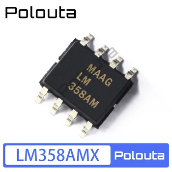 10 Pcs/Set Polouta LM358AMX SOP-8 de Baja potencia de Doble Amplificador Operacional SMD Chip Eléctrica Acústica de los Componentes de los Kits de Arduino Nano