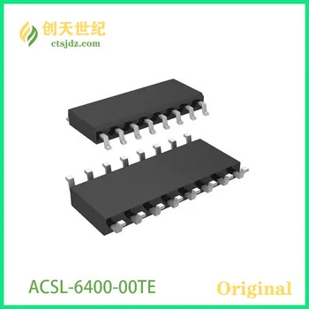 ACSL-6400-00TE Nuevo y Original de la Lógica de Salida opto-aislador 15MBd de Colector Abierto, Schottky Sujeta 2500Vrms de 4 Canales 10kV/µs CMTI