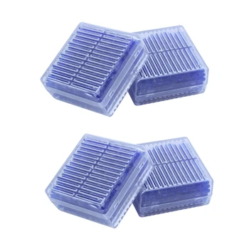 4Pcs Azul, que Indica Gel de Sílice Desecante Humedad Para Absorber Caja Reutilizable